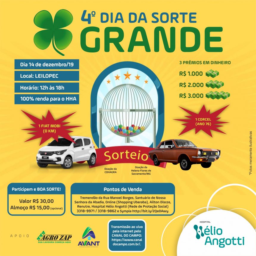 Vem aí mais um Grande Evento em prol do Hospital Hélio Angotti