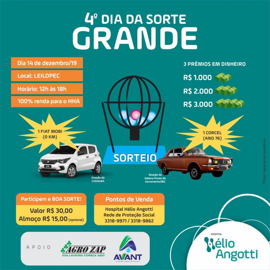 Vem aí mais um grande evento em prol Do Hospital Hélio Angotti