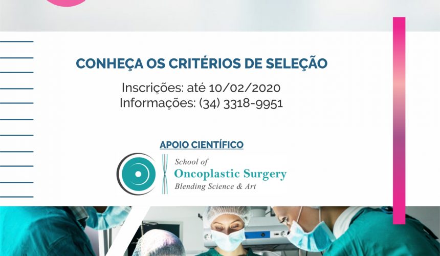 VAGAS ABERTAS PARA O TREINAMENTO EM ONCOPLÁSTICA E RECONSTRUÇÃO NO HHA VAGAS ABERTAS PARA O TREINAMENTO EM ONCOPLÁSTICA E RECONSTRUÇÃO NO HHA
