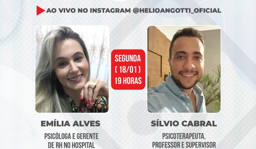 JANEIRO BRANCO É TEMA DE LIVE NO HOSPITAL HÉLIO ANGOTTI JANEIRO BRANCO É TEMA DE LIVE NO HOSPITAL HÉLIO ANGOTTI