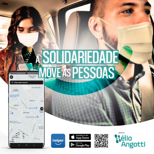 APLICATIVO DE MOBILIDADE URBANA DESTINA PARTE DA RENDA AO HÉLIO ANGOTTI