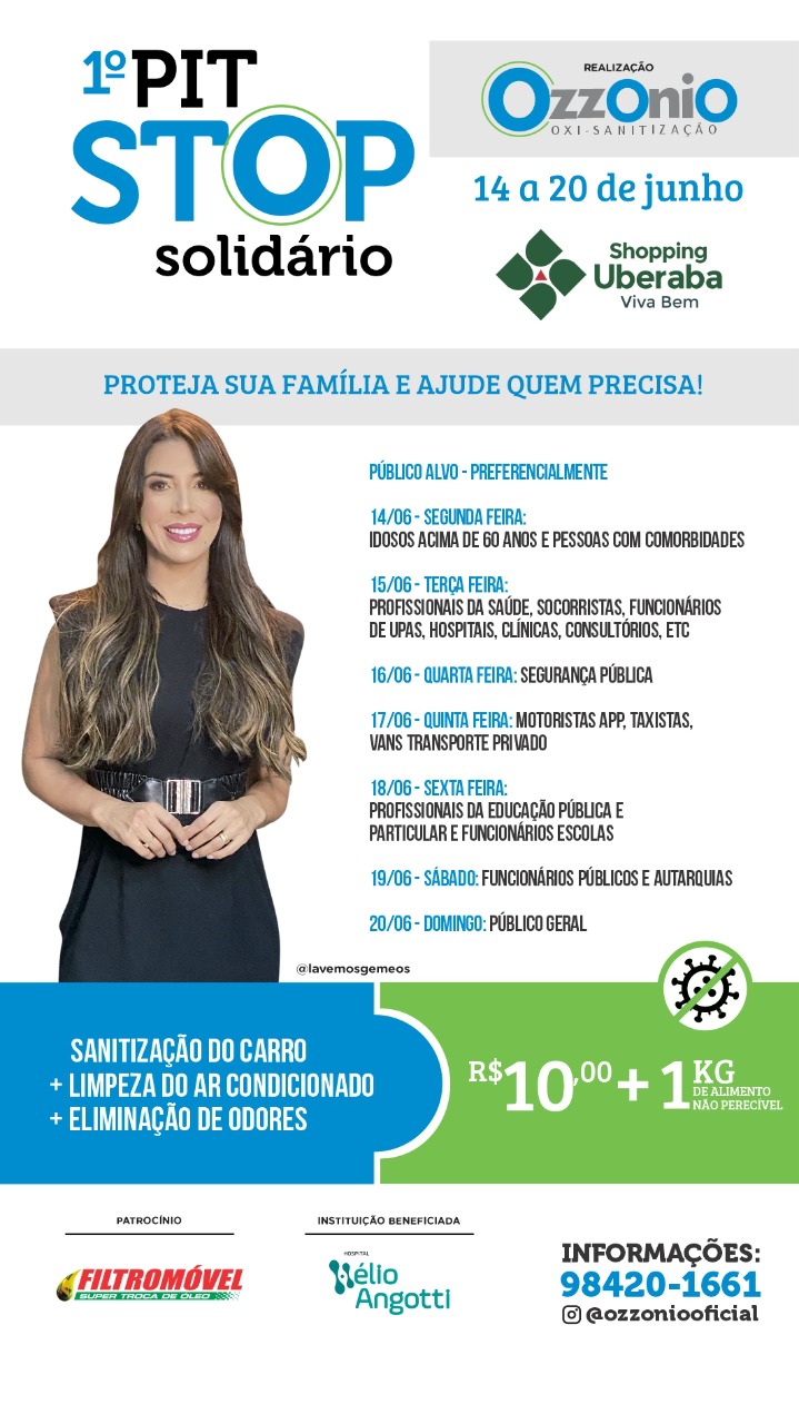 PIT STOP SOLIDÁRIO ARRECADA ALIMENTOS PARA O HÉLIO ANGOTTI PIT STOP SOLIDÁRIO ARRECADA ALIMENTOS PARA O HÉLIO ANGOTTI