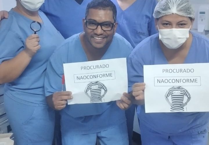 ENFERMAGEM PROMOVE AÇÃO PARA FISCALIZAR O CUMPRIMENTO DE NORMAS NO HHA ENFERMAGEM PROMOVE AÇÃO PARA FISCALIZAR O CUMPRIMENTO DE NORMAS NO HHA