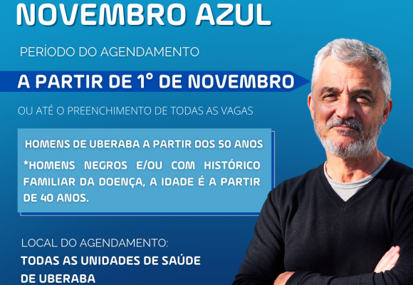 ABERTOS OS AGENDAMENTOS PARA MUTIRÕES DO NOVEMBRO AZUL 2022