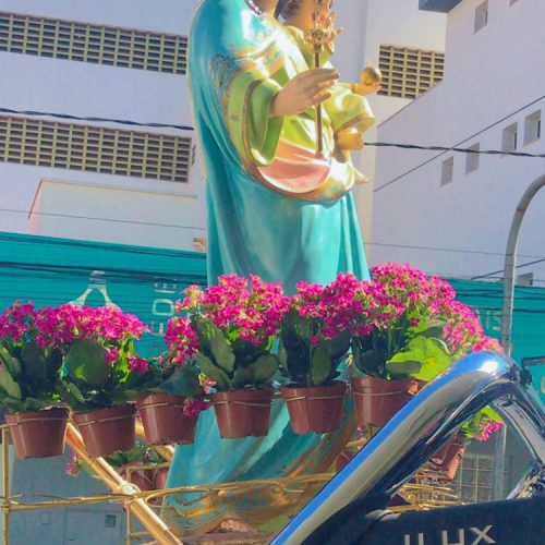 HOSPITAL RECEBE IMAGEM DE NOSSA SENHORA DA ABADIA