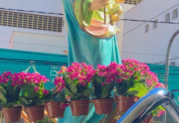 HOSPITAL RECEBE IMAGEM DE NOSSA SENHORA DA ABADIA