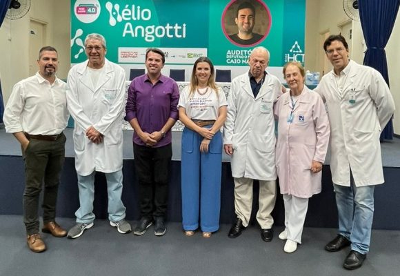 PREFEITA DE UBERABA E VEREADOR VISITAM HÉLIO ANGOTTI